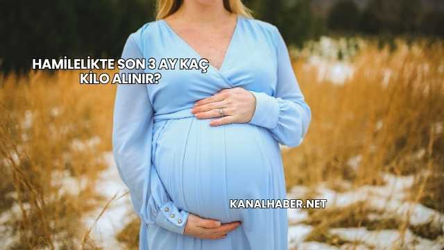 Hamilelikte Son 3 Ay Kaç Kilo Alınır?