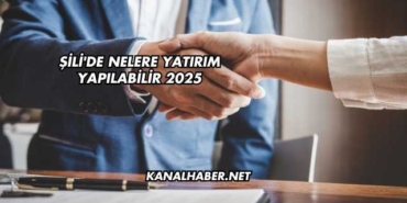 Şili'de Nelere Yatırım Yapılabilir 2025