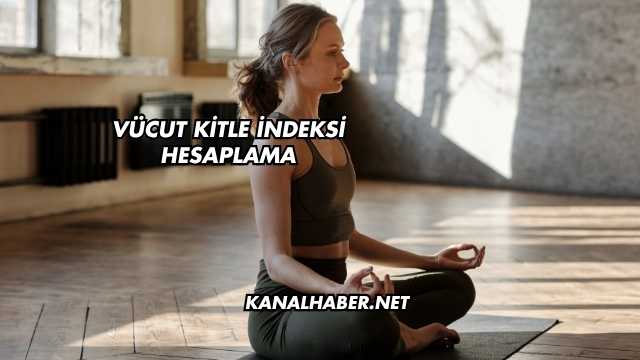 Vücut Kitle İndeksi Hesaplama