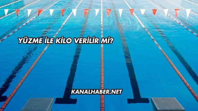Yüzme ile Kilo Verilir mi?