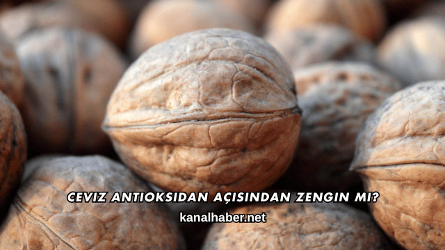 Ceviz Antioksidan Açısından Zengin mi?