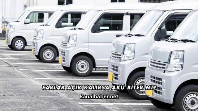 Farlar Açık Kalırsa Akü Biter mi?