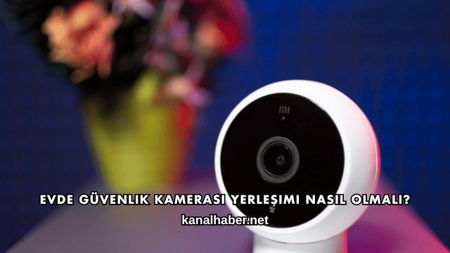 Evde Güvenlik Kamerası Yerleşimi Nasıl Olmalı?
