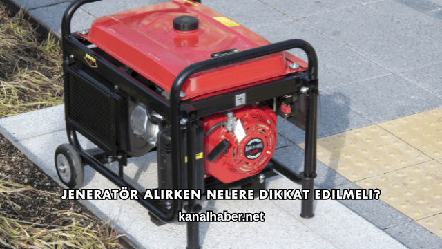 Jeneratör Alırken Nelere Dikkat Edilmeli?