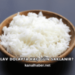 Pilav Dolapta Kaç Gün Saklanır?