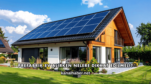 Prefabrik Ev Alırken Nelere Dikkat Edilmeli?