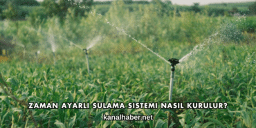 Zaman Ayarlı Sulama Sistemi Nasıl Kurulur?